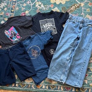 Volcom/Vans Skater Boy Bundle Graphic tees, shirts, baggy jeans